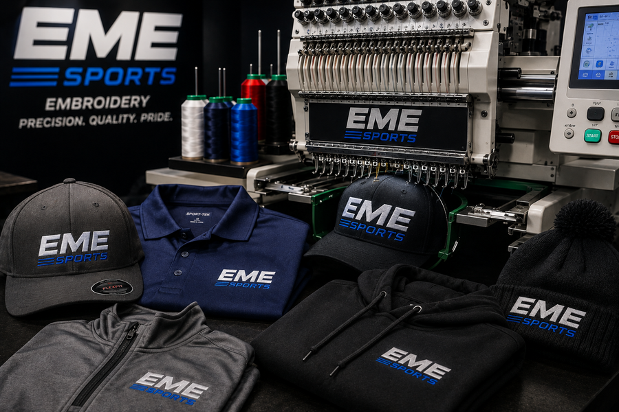 EME Sports embroidery