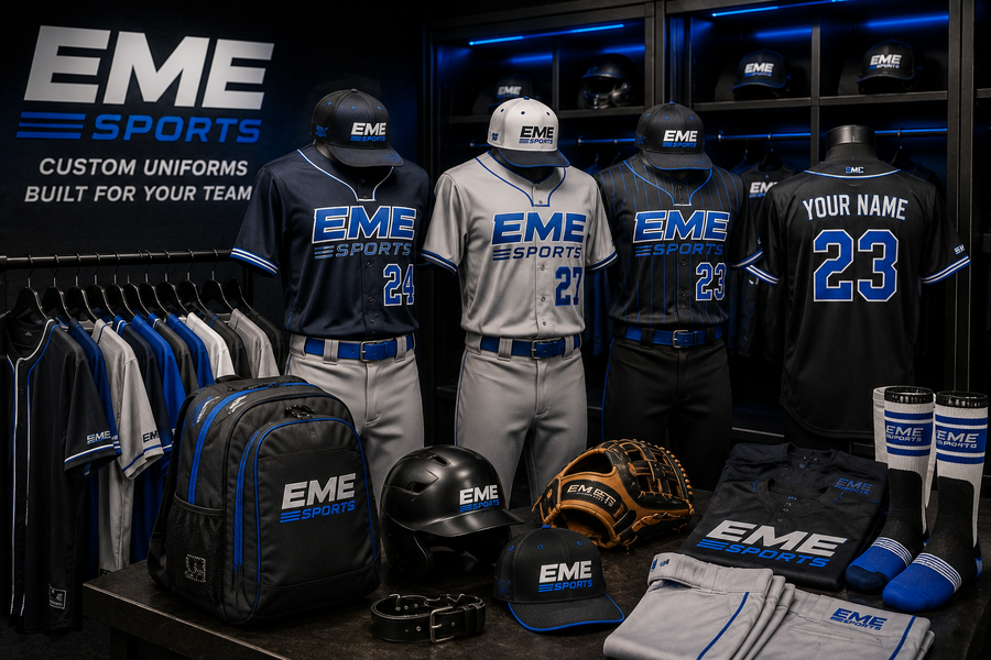 EME Sports team uniforms